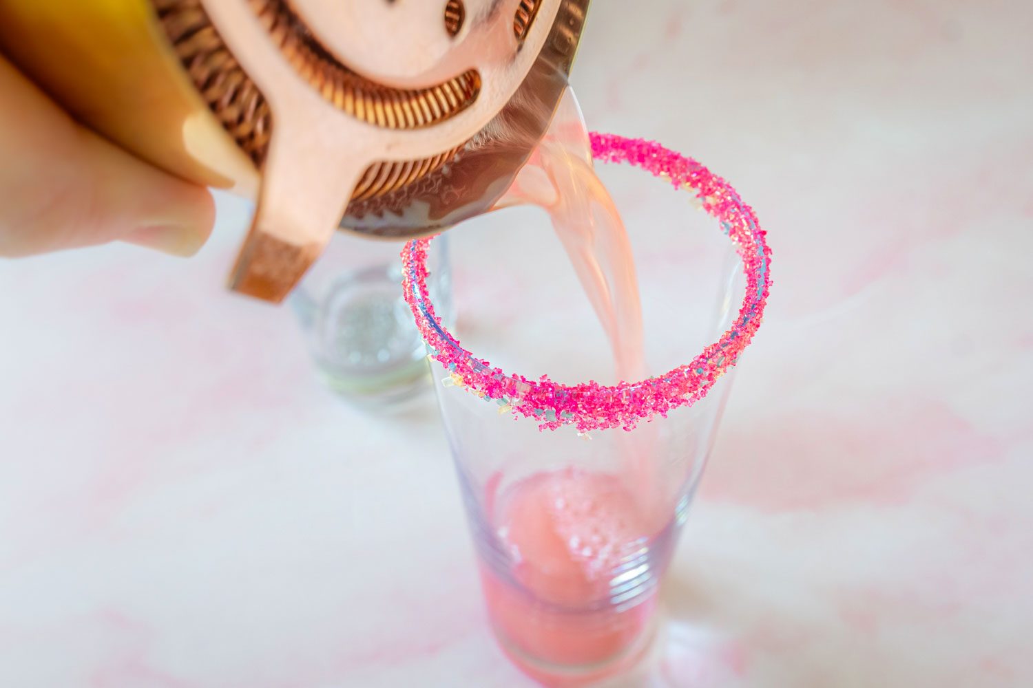 Pouring Barbie Cocktail Molly Allen For Taste Of Home