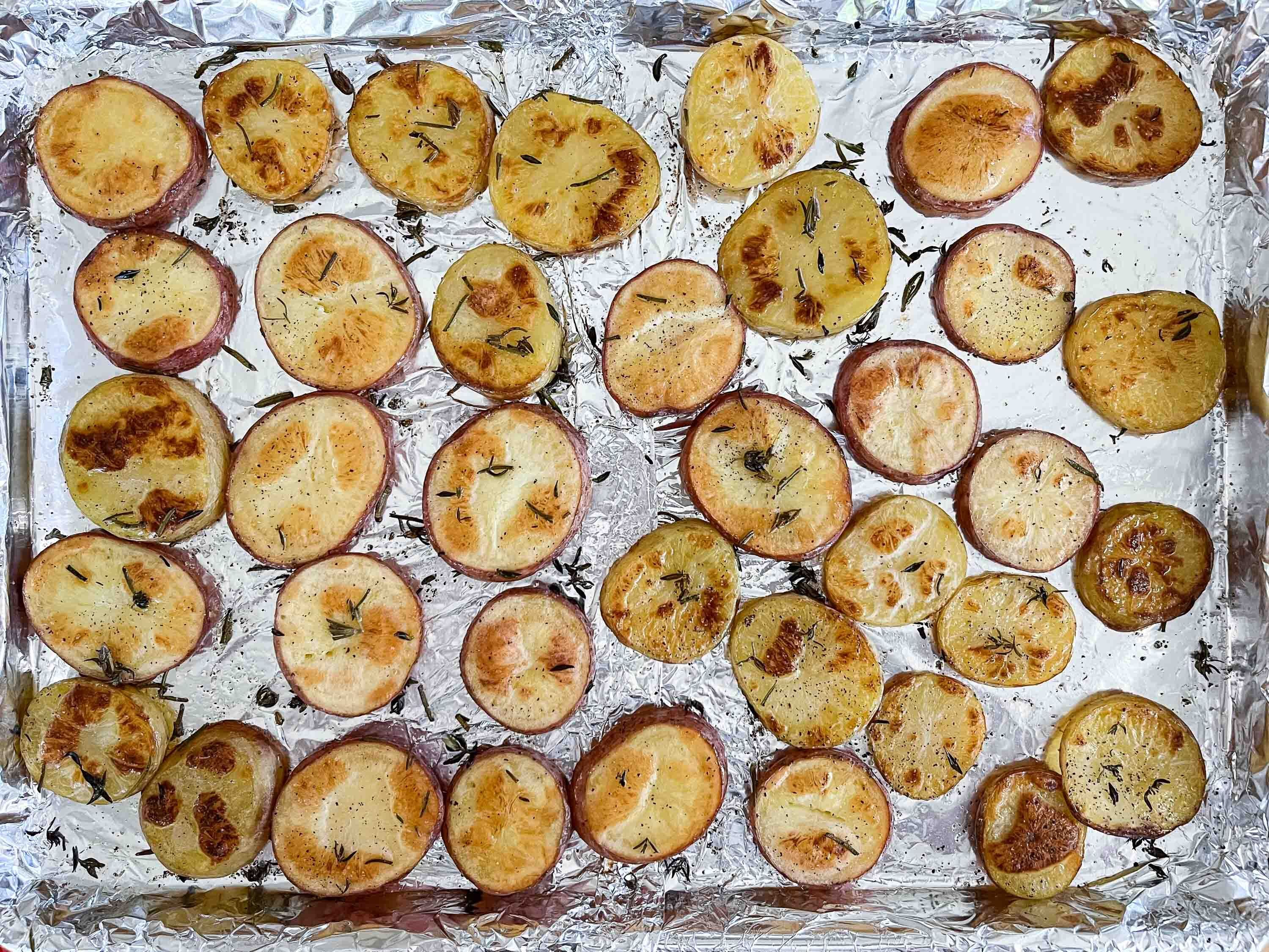 French Onion Soup Potatoes on Sheet Pan