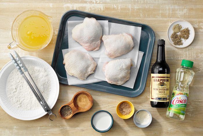 Ingredients for Smothered Chicken