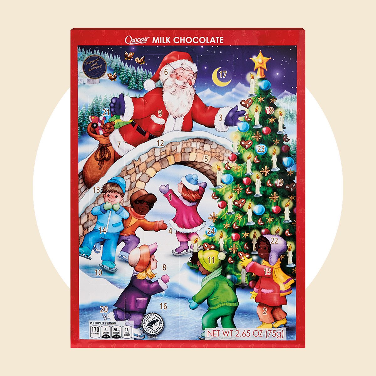 Choceur Kids Milk Chocolate Advent Calendar Courtesy Aldi