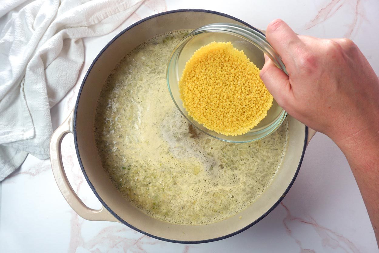 Step 5 Of Ina Garten Italian Wedding Soup Lauren Habermehl For Toh