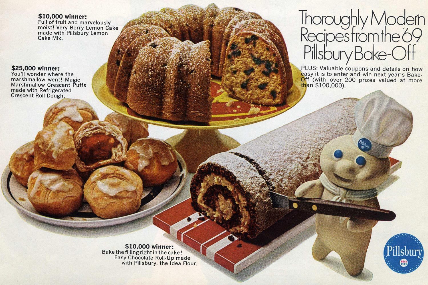 Magic Marshmallow Crescent Puffs 1969 Page Courtesy Pillsbury
