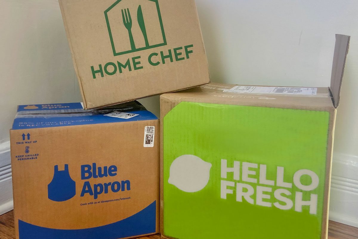 Comparison between meal-kit services