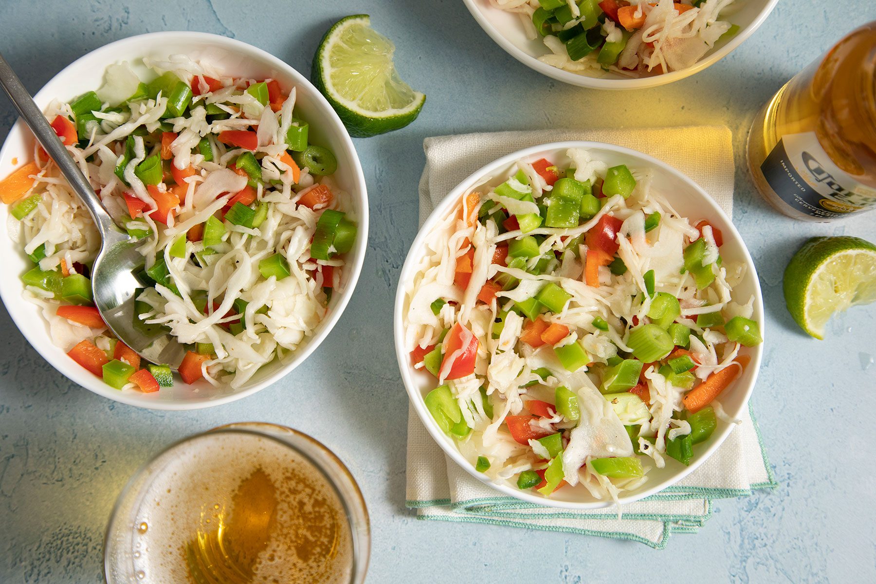 Three Pepper Coleslaw