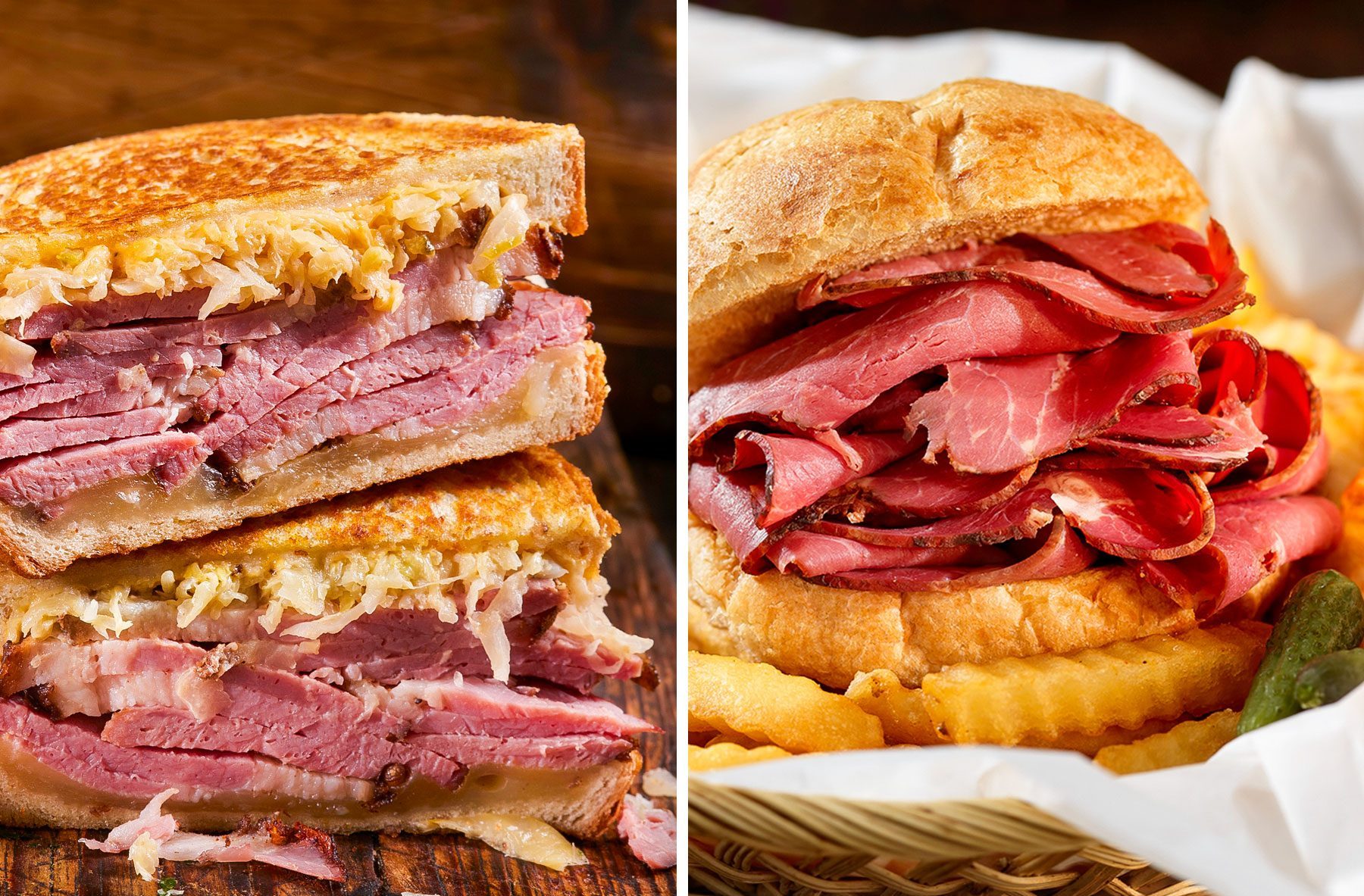 Pastrami And Corned Beef Sandwich