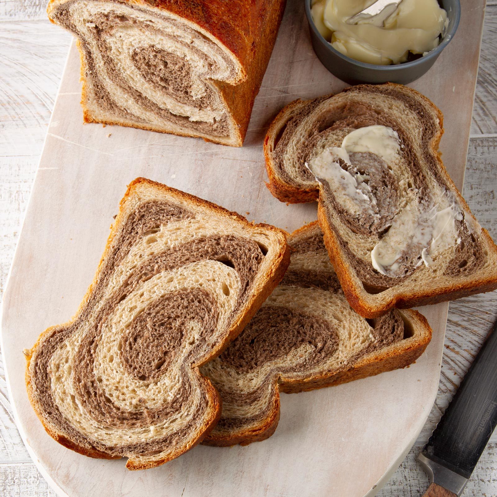 Josh's Marbled Rye Bread