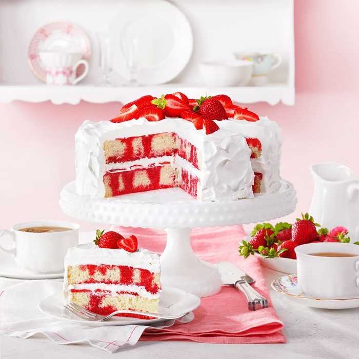 Strawberry Poke Cake