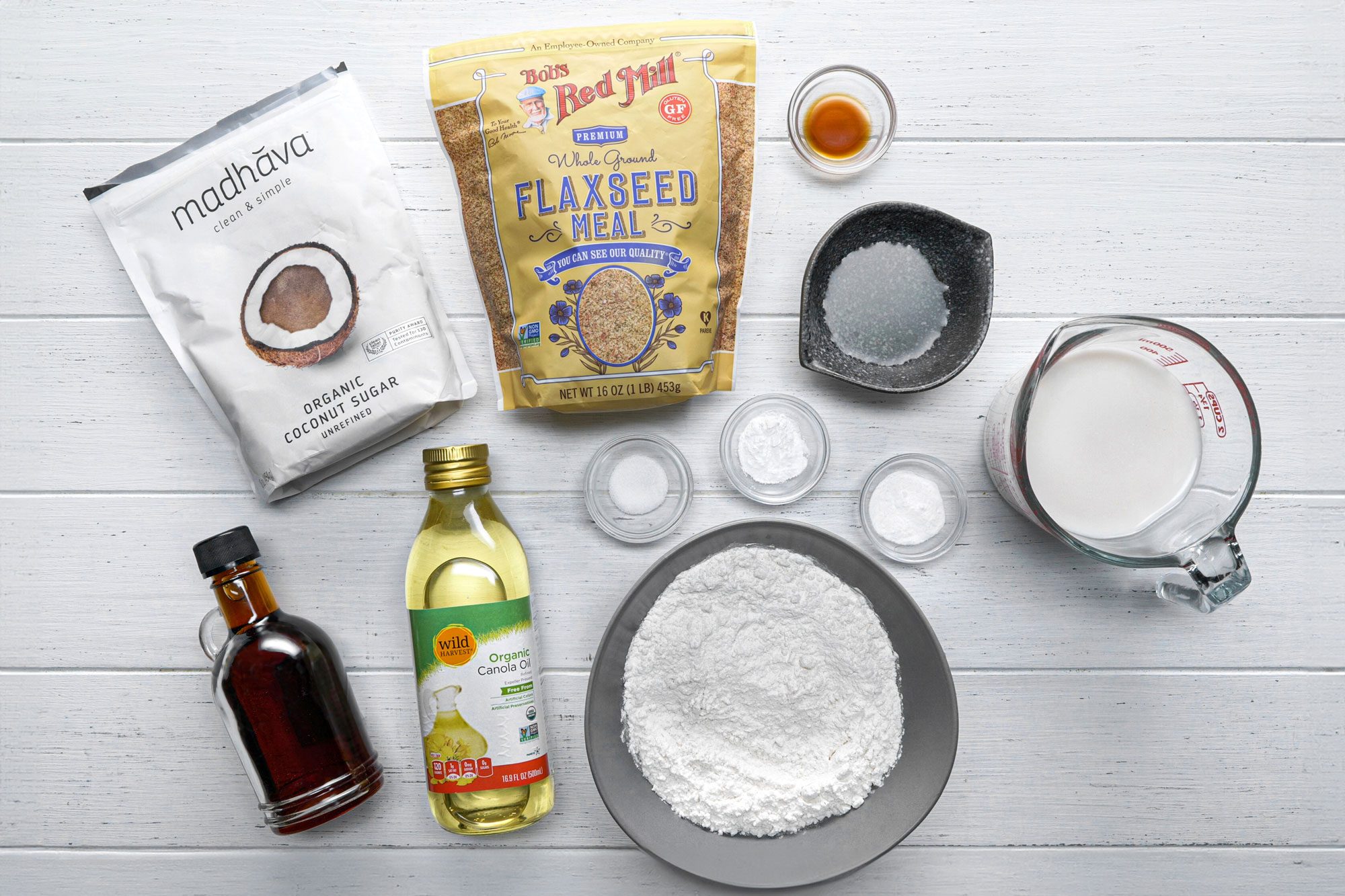 Ingredients for Vegan Pancakes