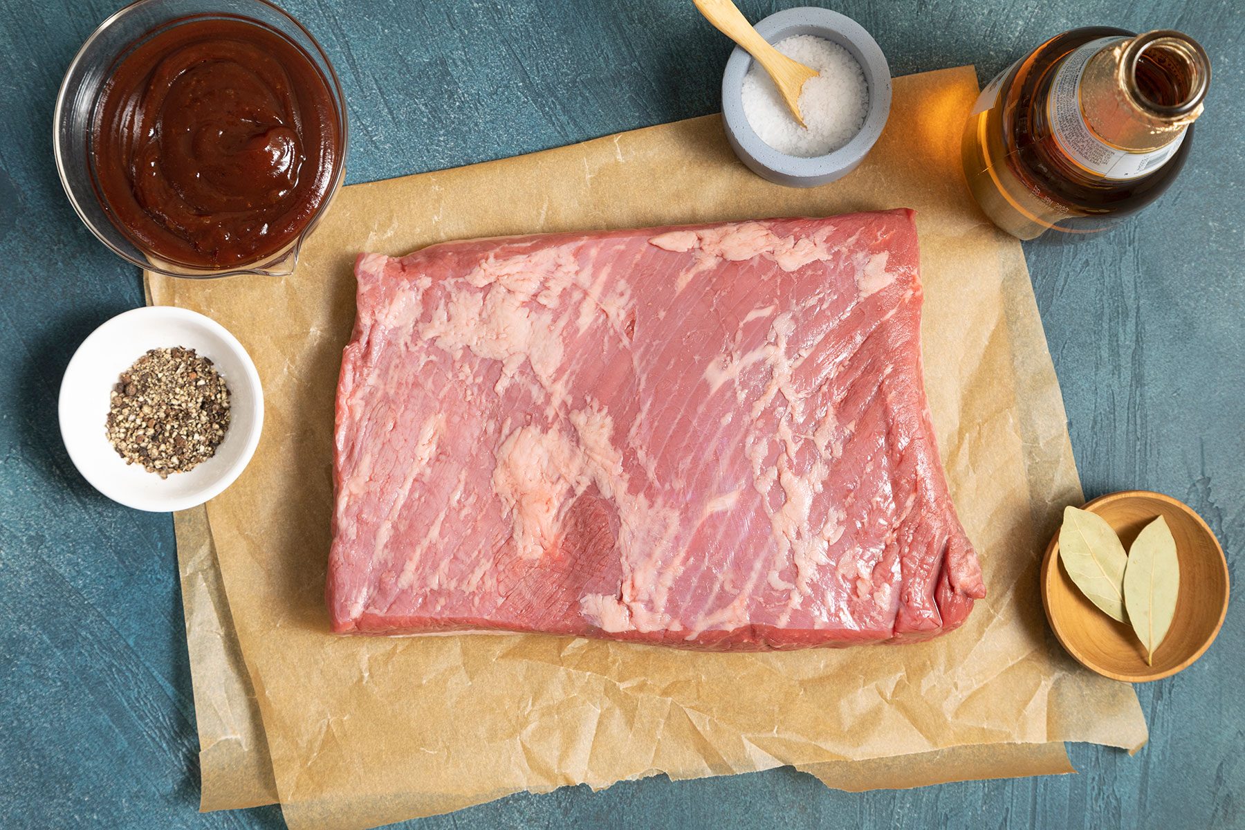 Ingredients for Brisket Tacos