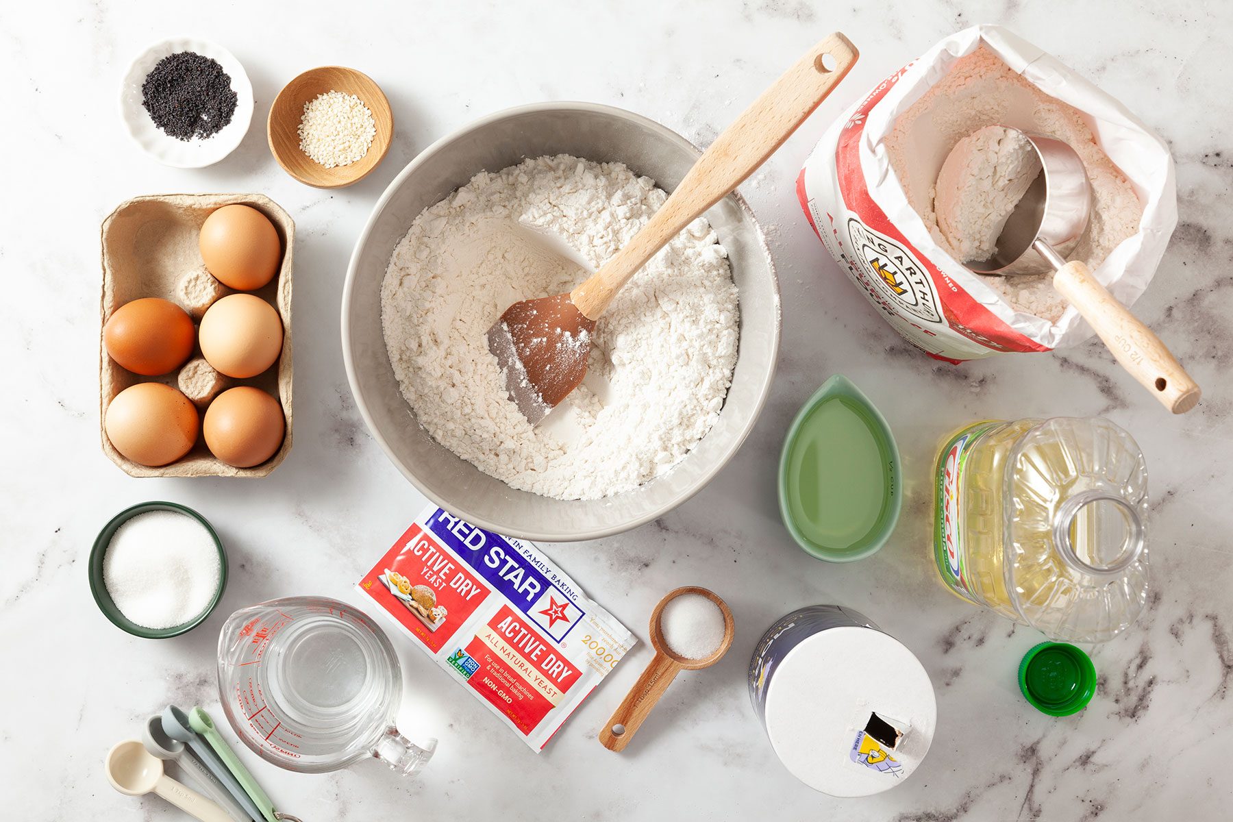 Ingredients for Challah