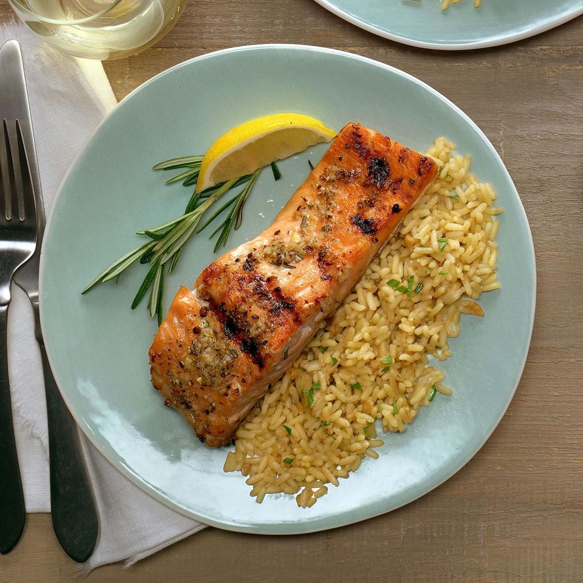 Grilled Salmon Fillets