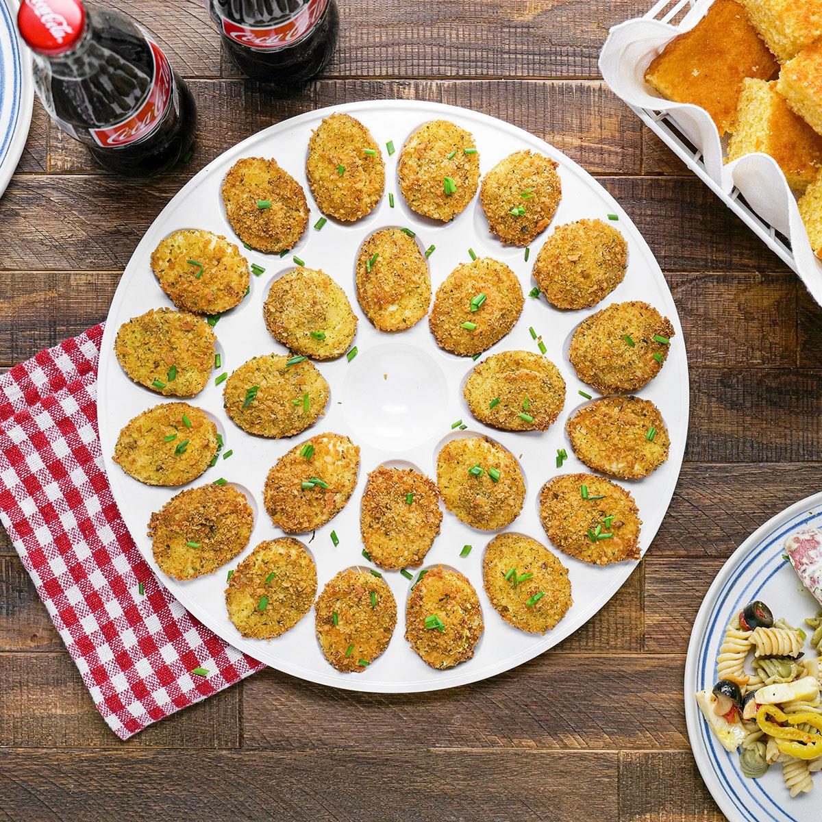 Deep-Fried Deviled Eggs