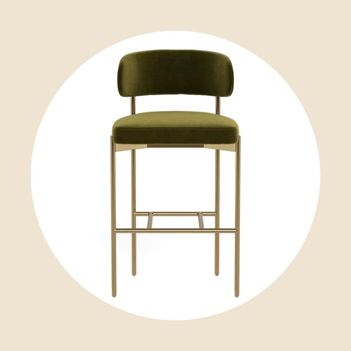 Hollis Metal Upholstered Bar Stool