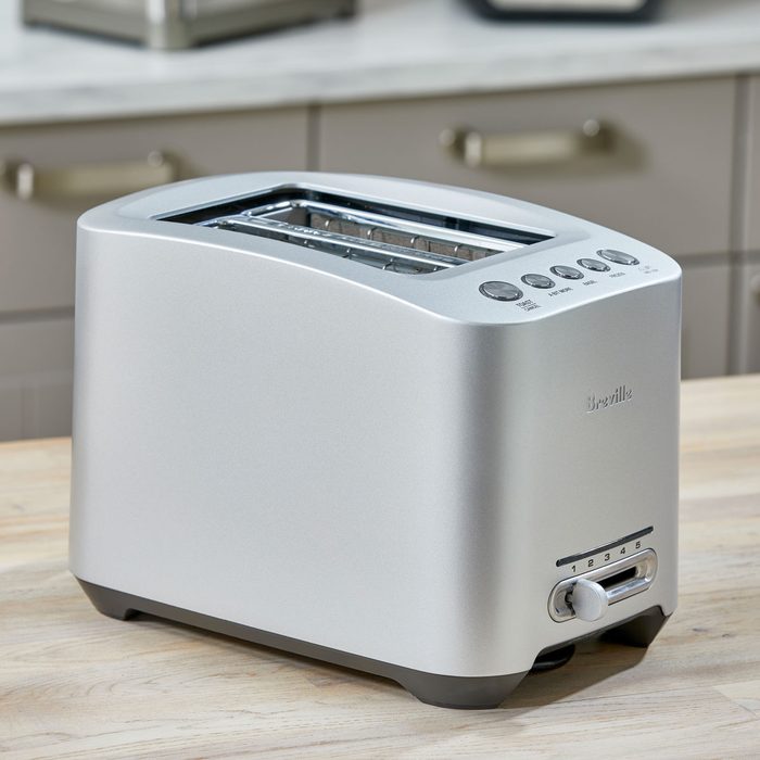 Breville Toaster on Wooden Kitchen Countertop