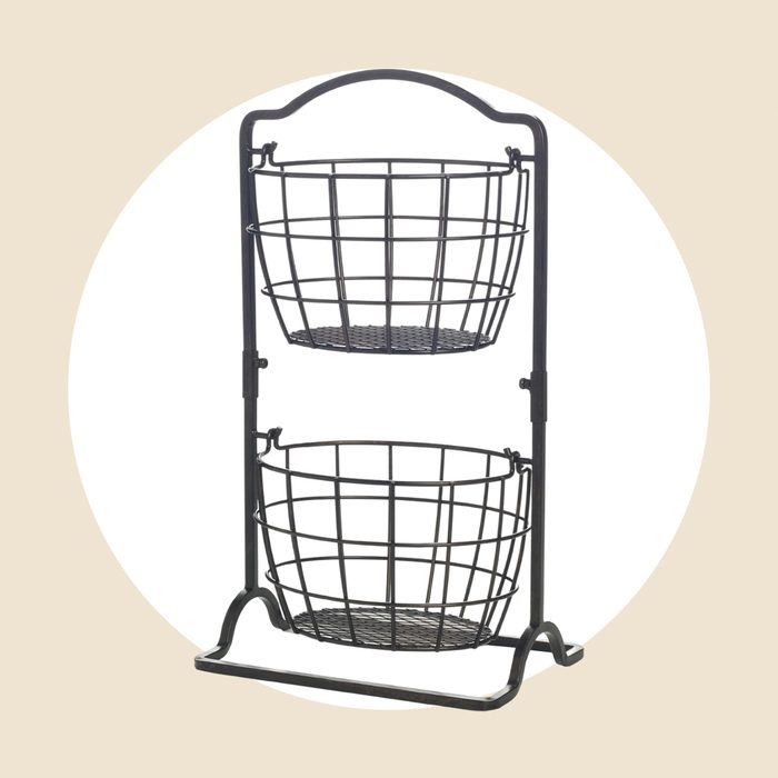 Two Tier Standing Basket Organizer Ecomm Via Amazon.com