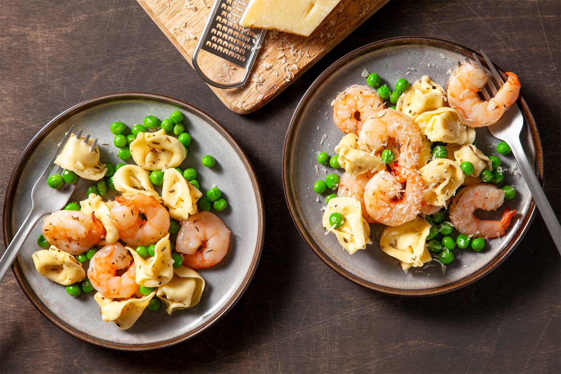 Shrimp Tortellini Pasta Toss