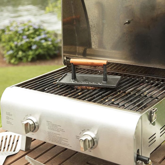 Cast Iron Grill Press