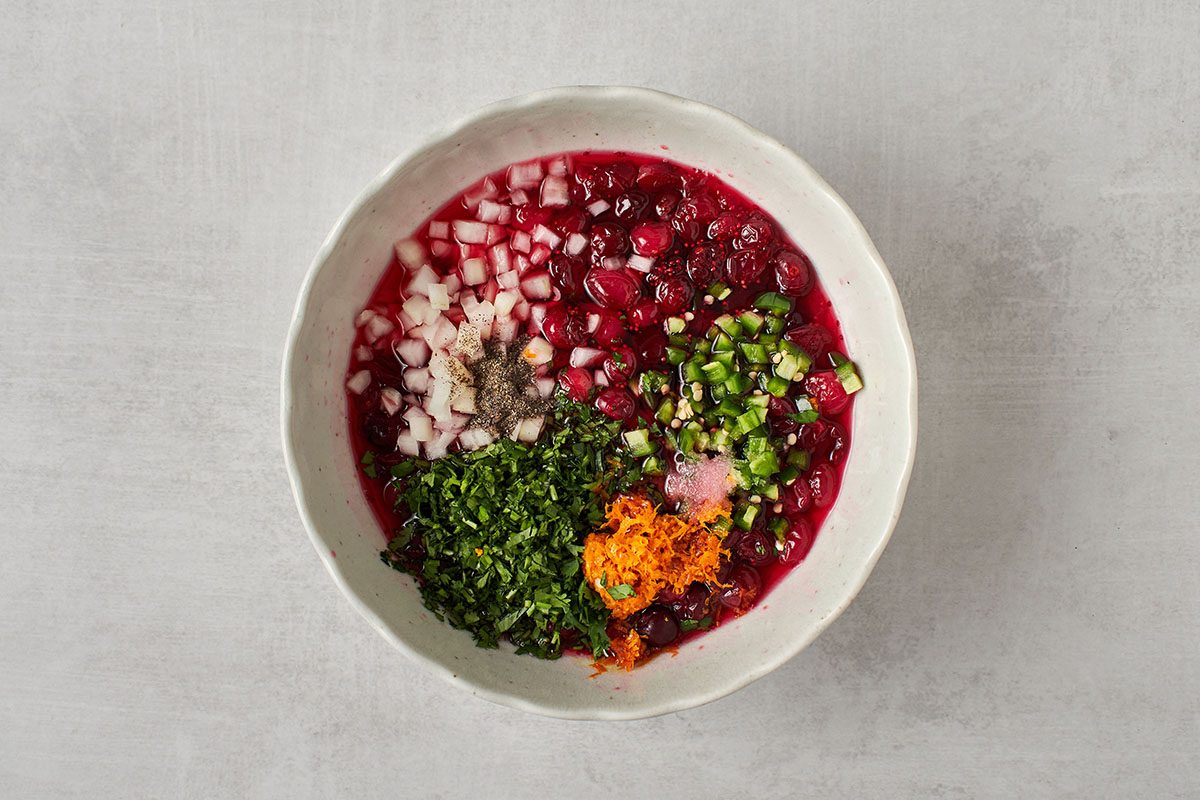 Prepare salsa base with reserved liquid