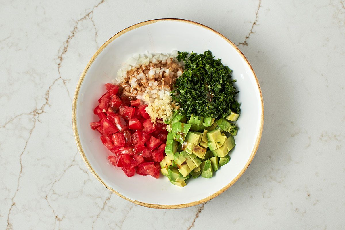 Make the avocado salsa