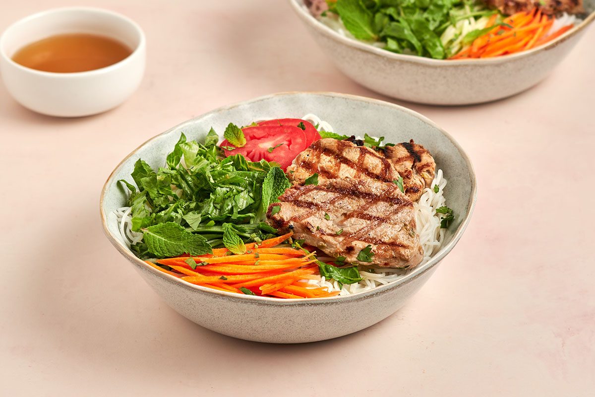 Enjoy this Vietnamese noodle salad with pork by Taste of Home, combining crisp vegetables, fresh herbs and tender pork in a bright lime dressing for a light, refreshing meal.