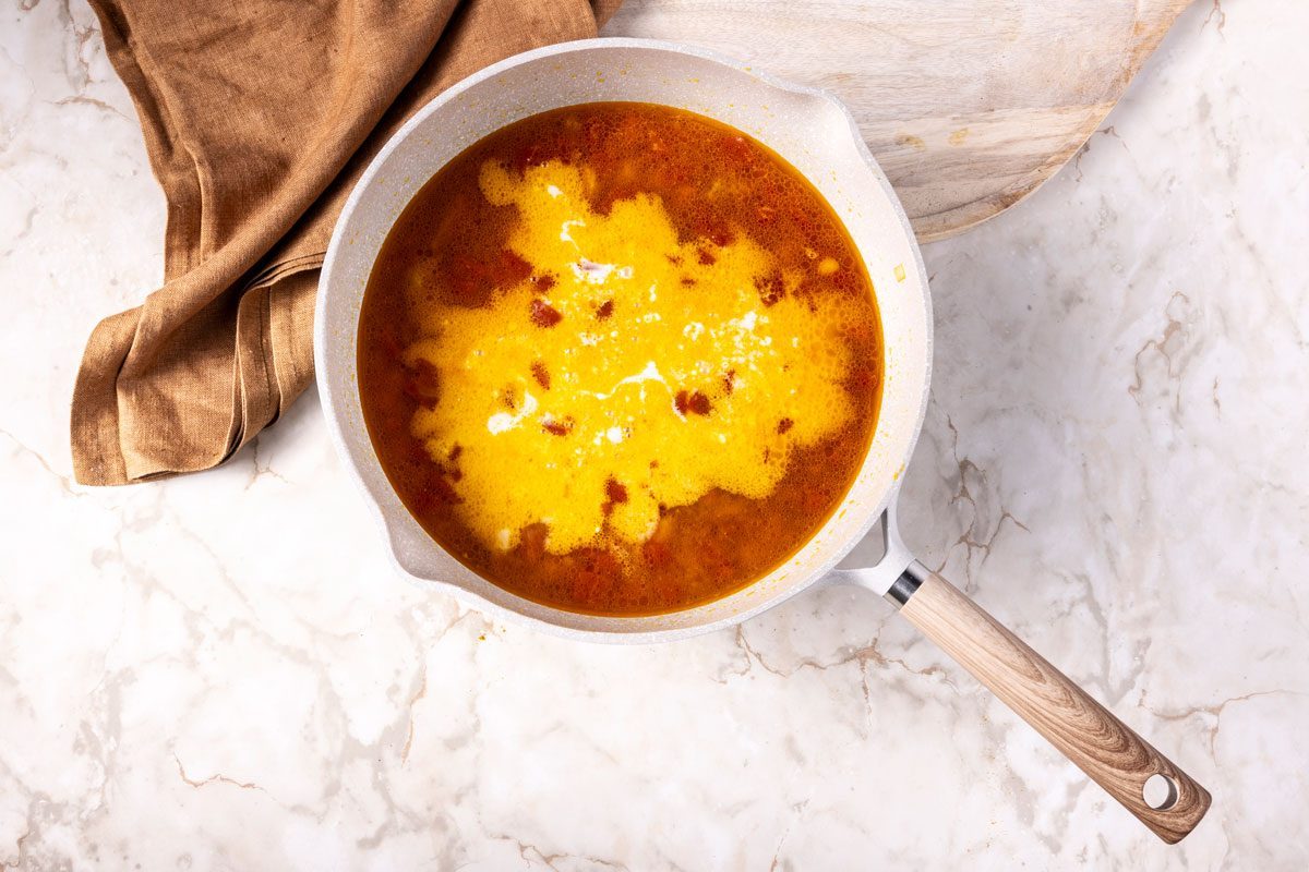 broth for Chicken Curry Soup 