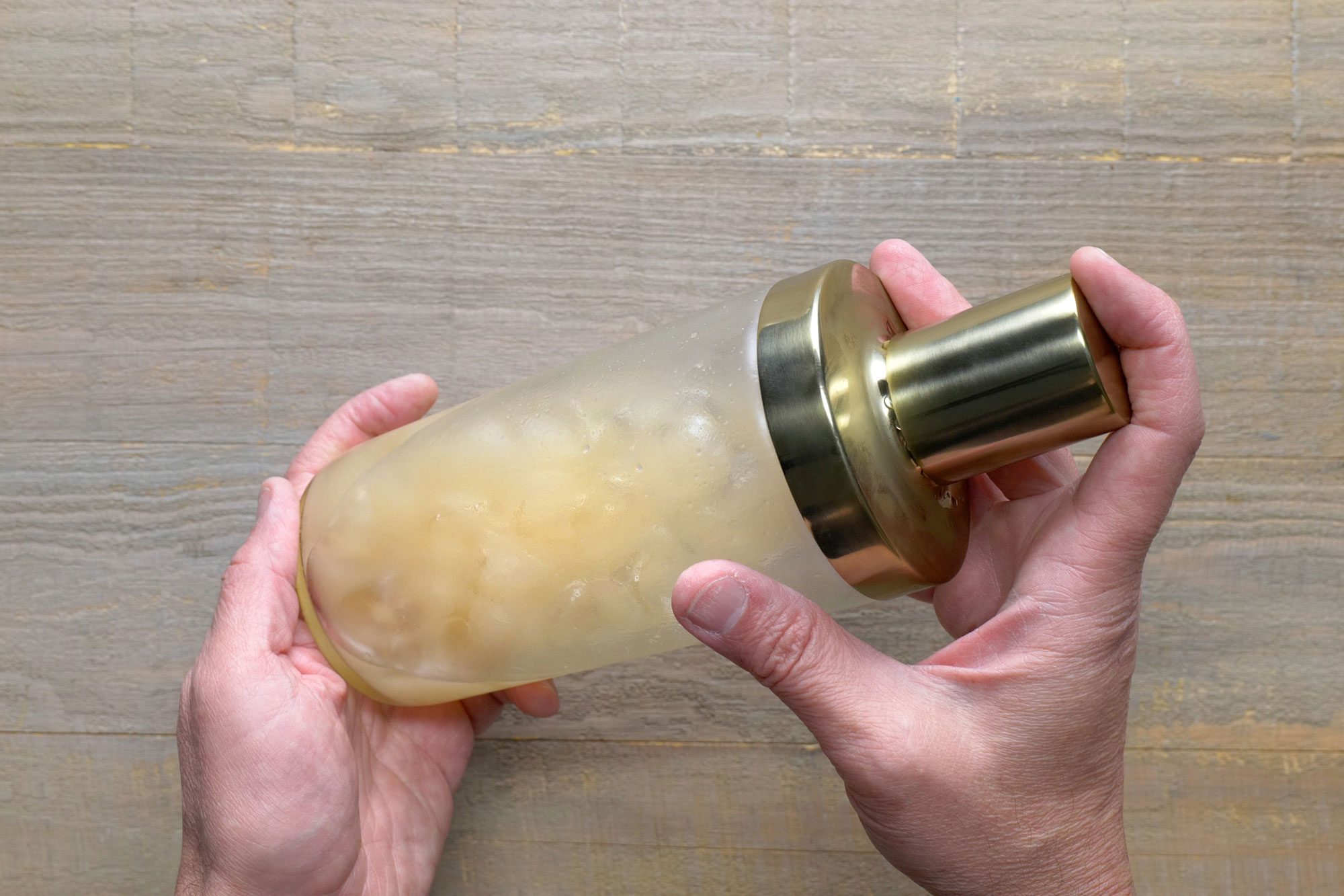 Shake for 10 to 15 seconds