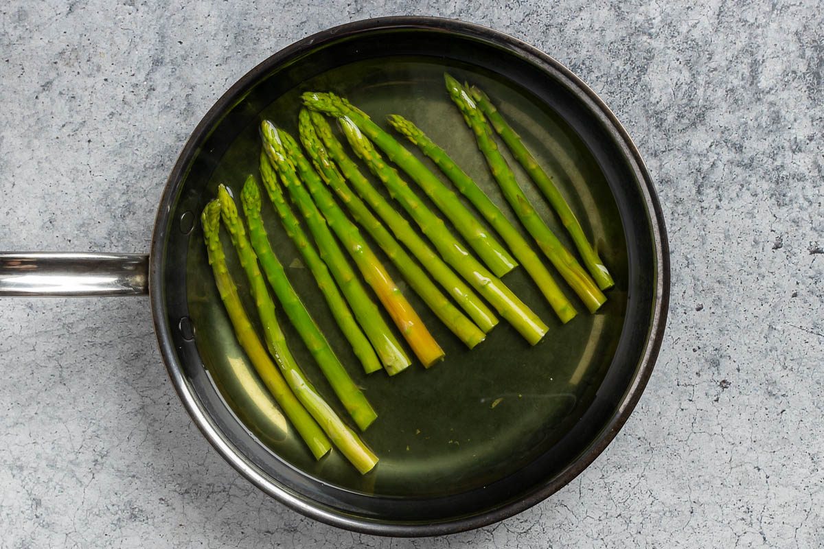 Taste of Home Asparagus Frittata recipe photo of the cooked asparagus.