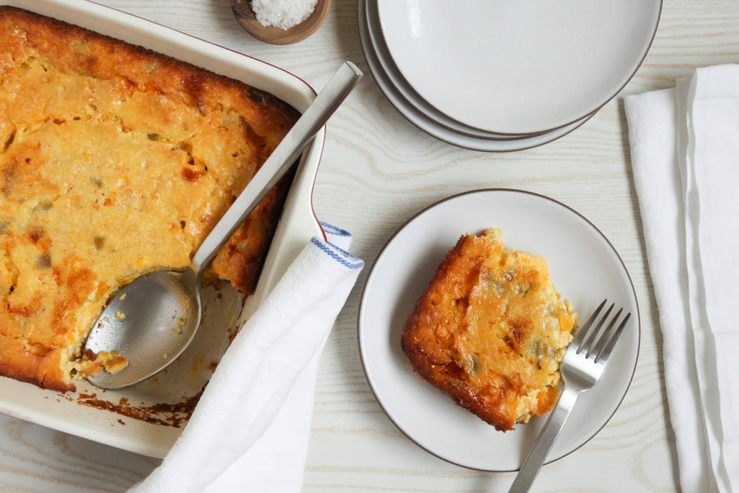 Cheesy Cornbread Casserole