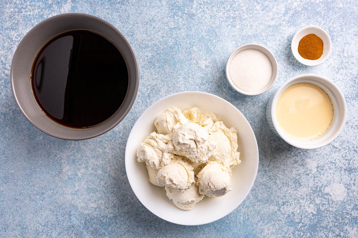 Taste of Home coffee punch recipe photo of ingredients.