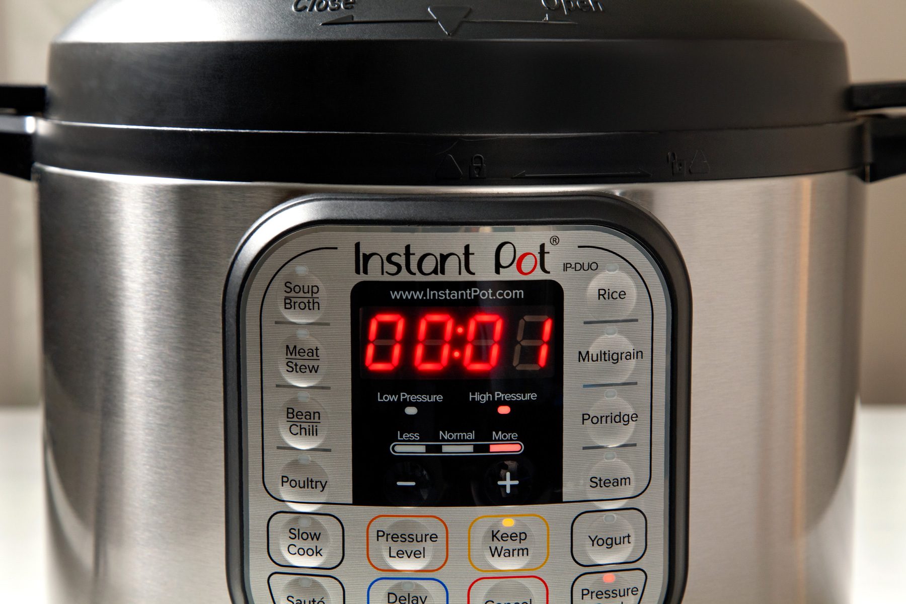 Instant Pot setting at high temperature