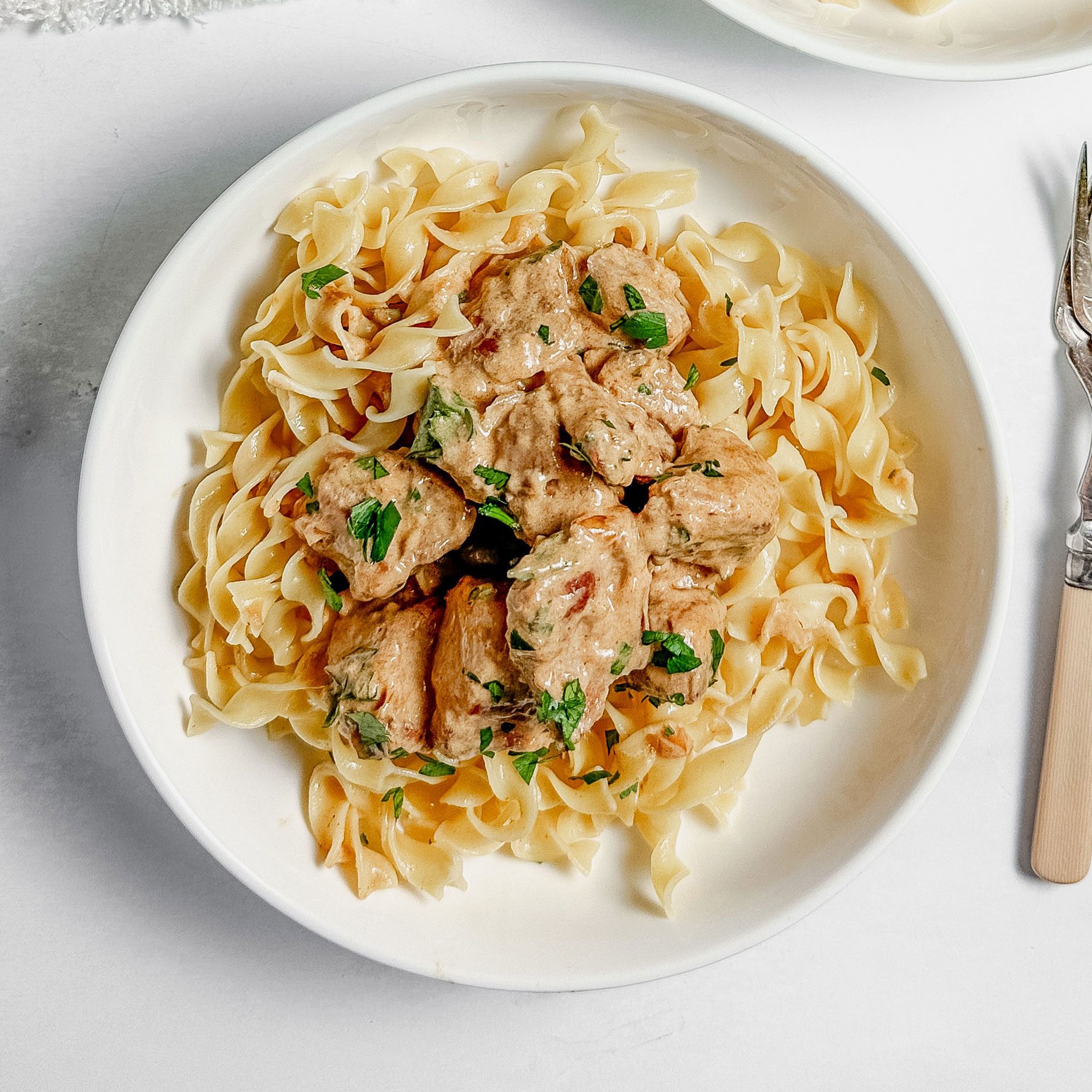 Pork Stroganoff