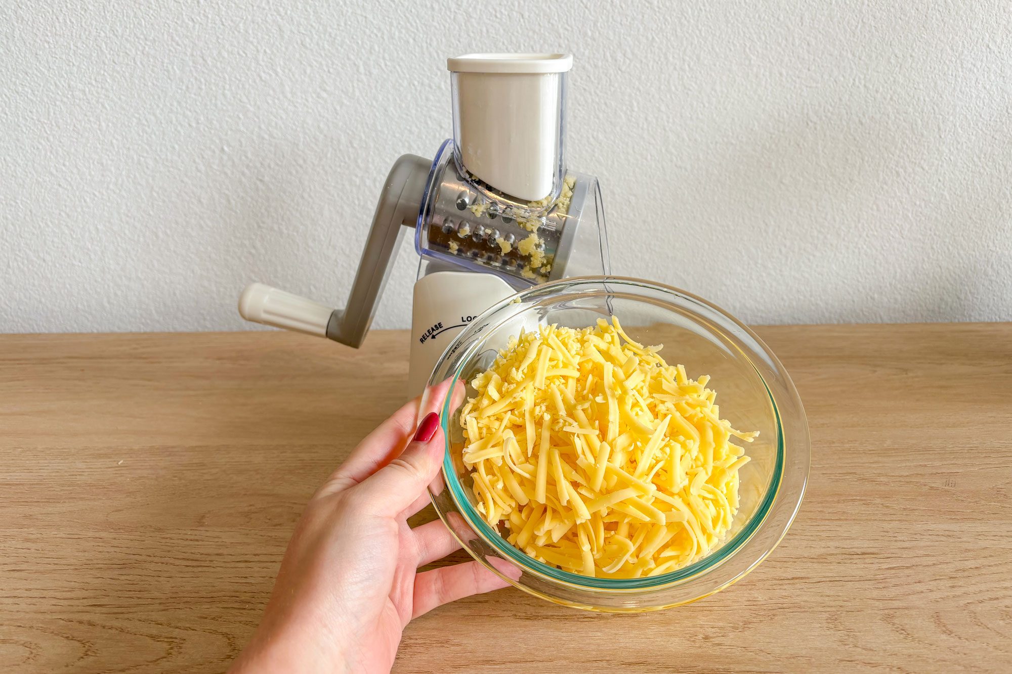 Rotary Cheese Grater Test
