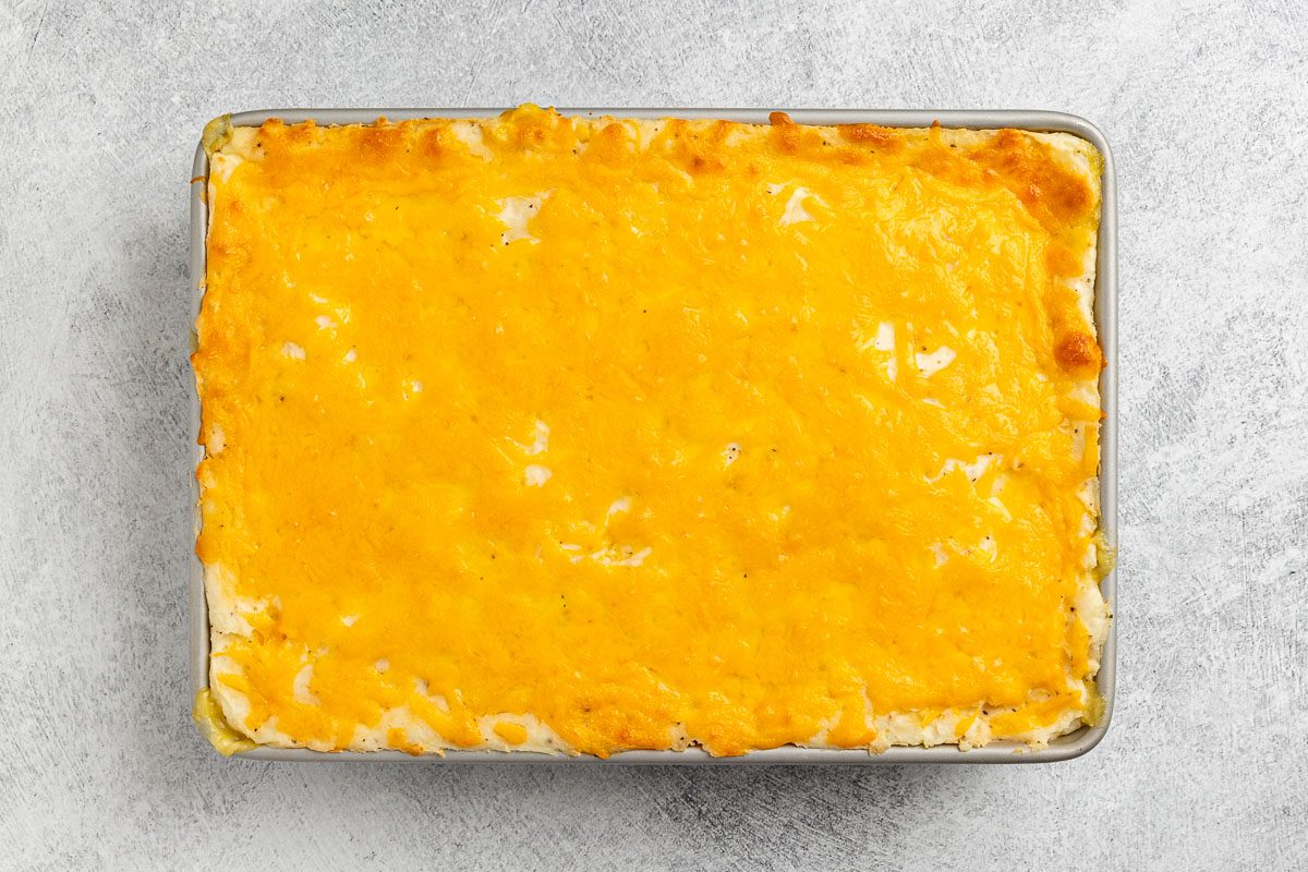 Taste of Home Thanksgiving Casserole recipe photo of the baked casserole.