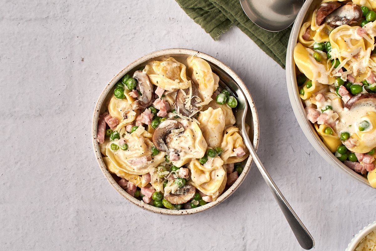 Tortellini alfredo by Taste of Home