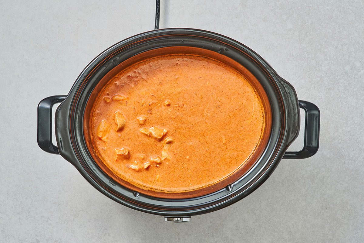 Thickened sauce in the slow cooker