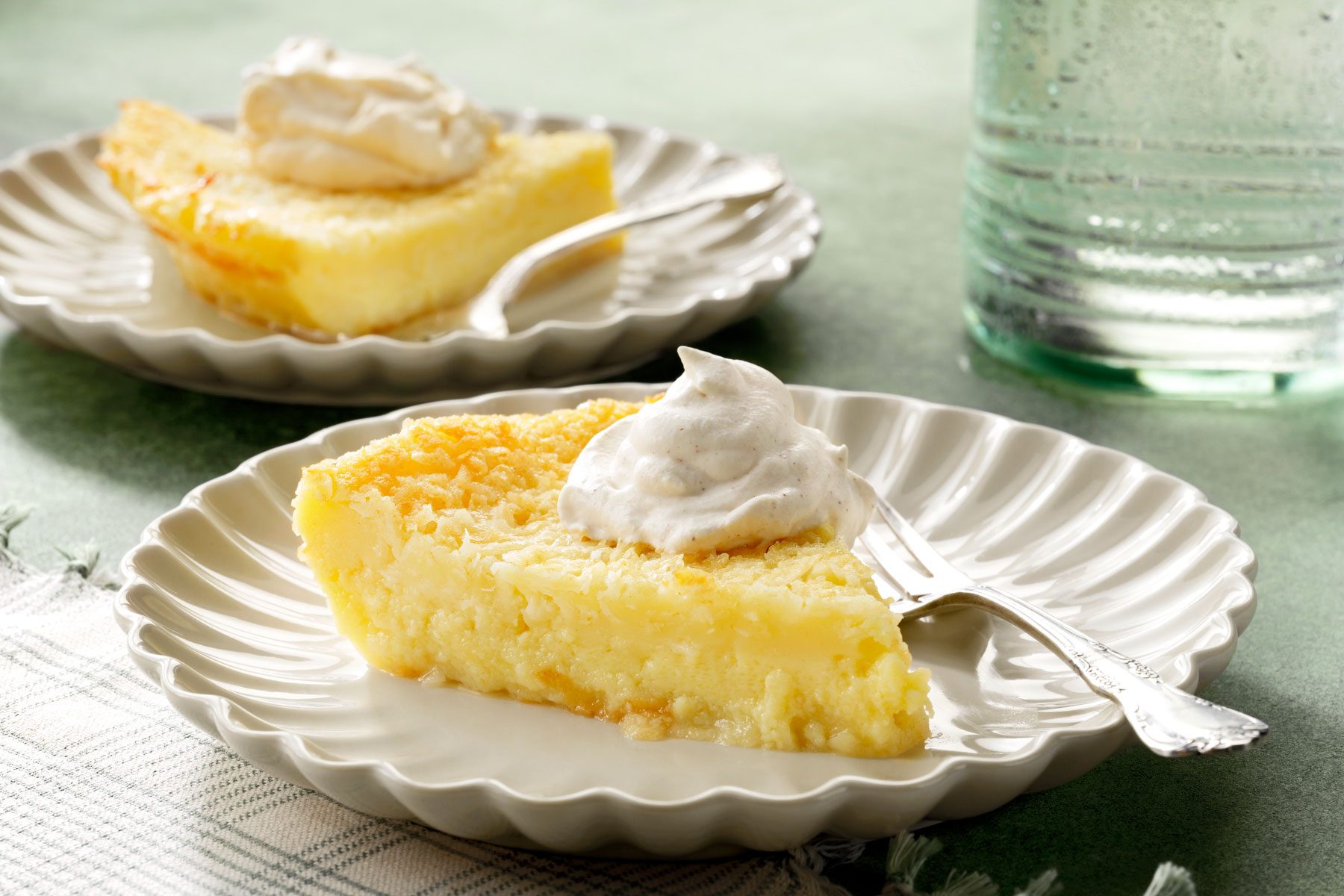 Crustless Coconut Pie