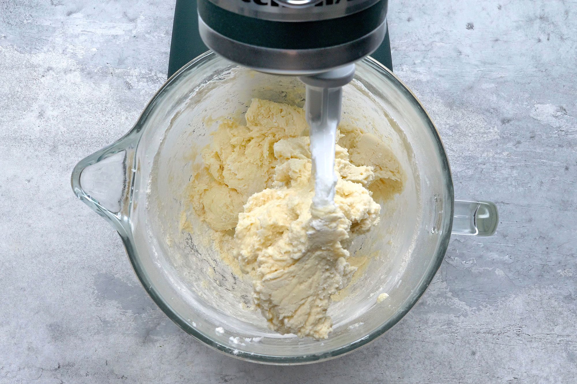 In a large bowl, cream shortening and sugar until light and fluffy