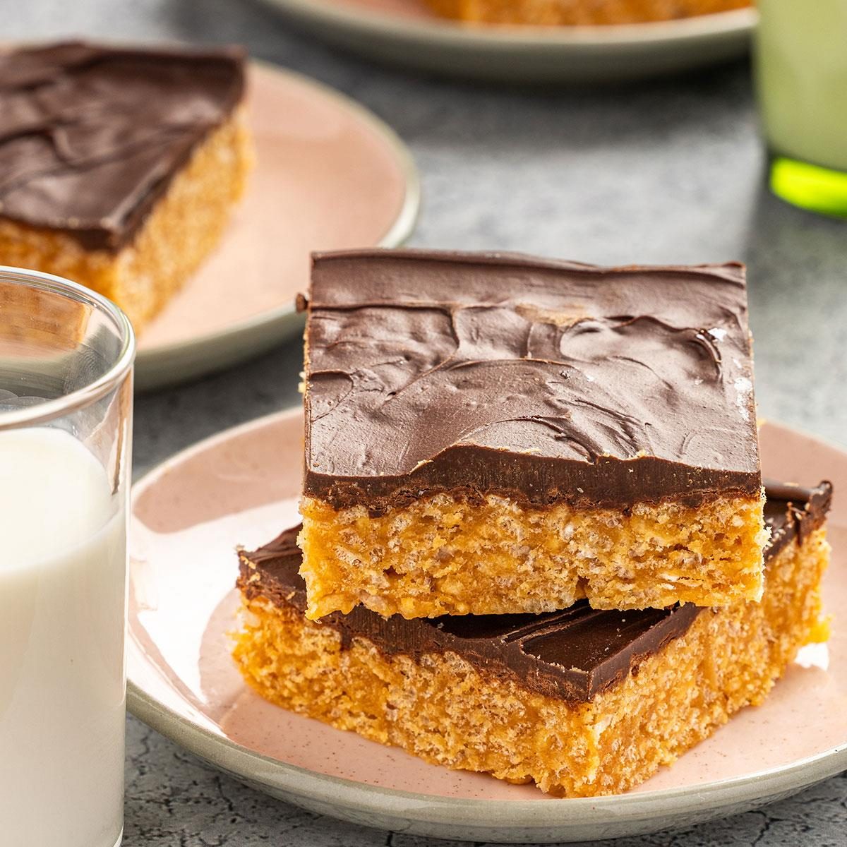 Chocolate Peanut Butter Rice Krispie Treats