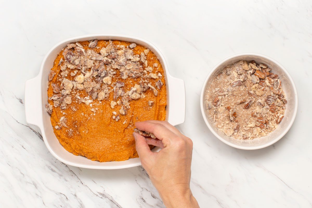 Sweet Potato Casserole with Pecans