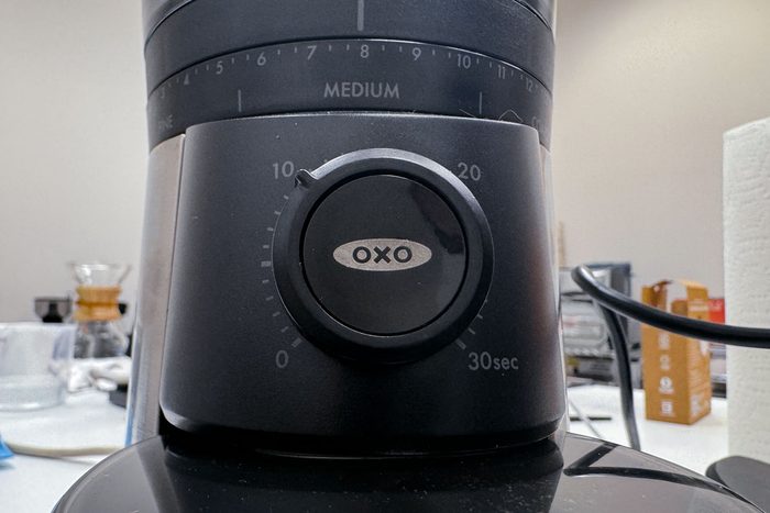 Oxo Burr timer knob