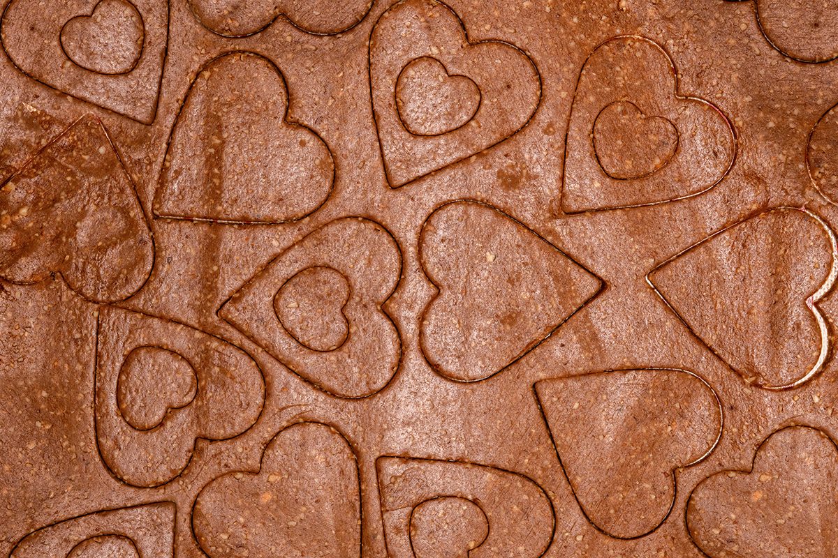 Molding the heart shapes