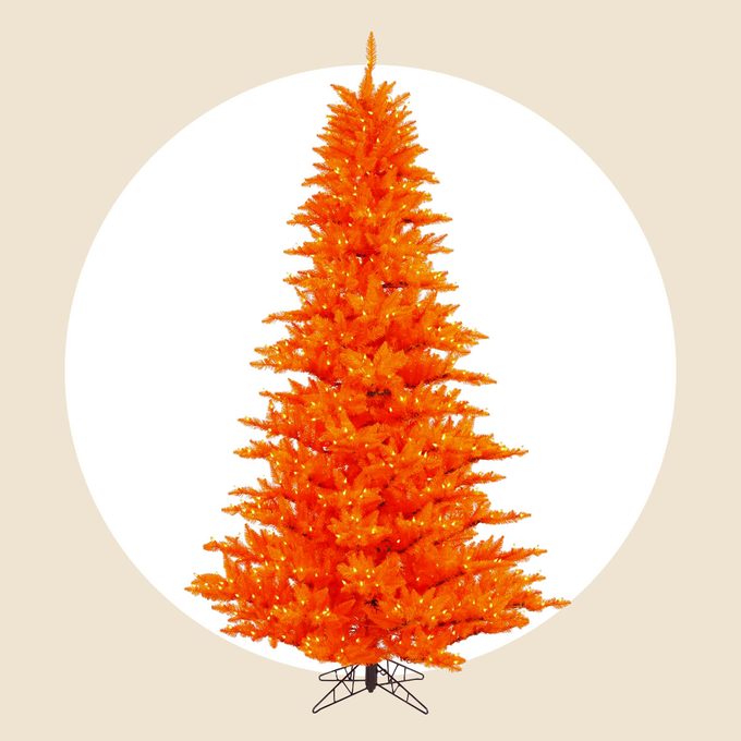 Vickerman Orange Fir Artificial Christmas Tree