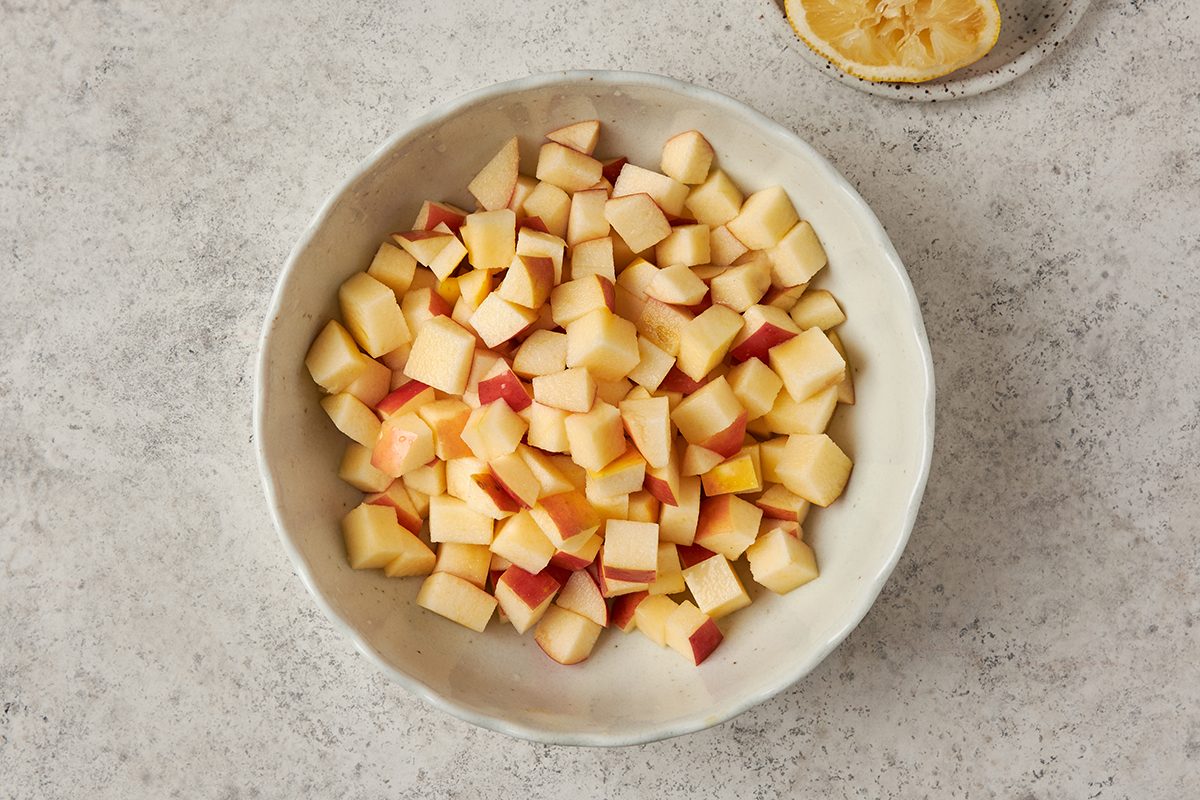 Prep the apples