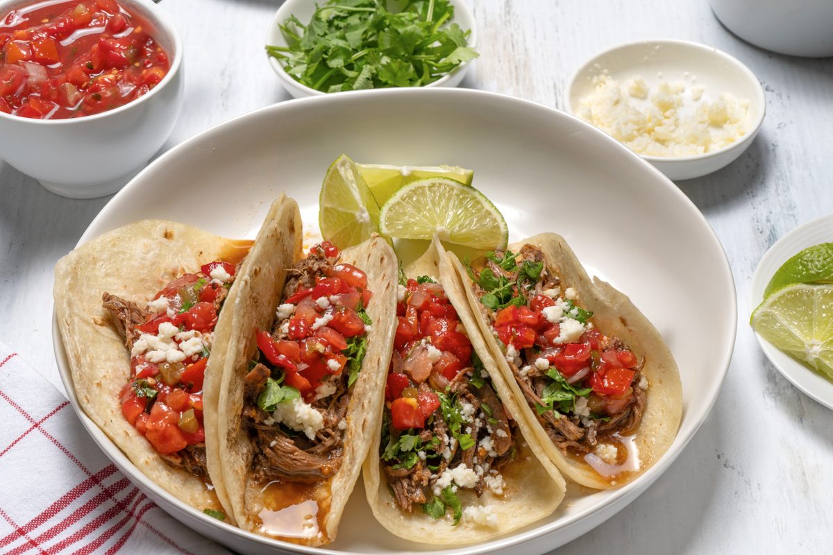 Barbacoa Tacos photo by Orly Catz for Taste of Home