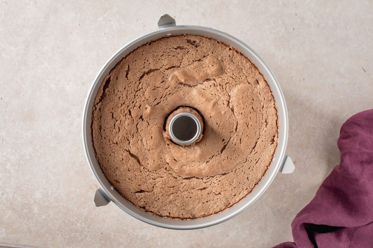 Chocolate Angel Food Cake by Taste of Home