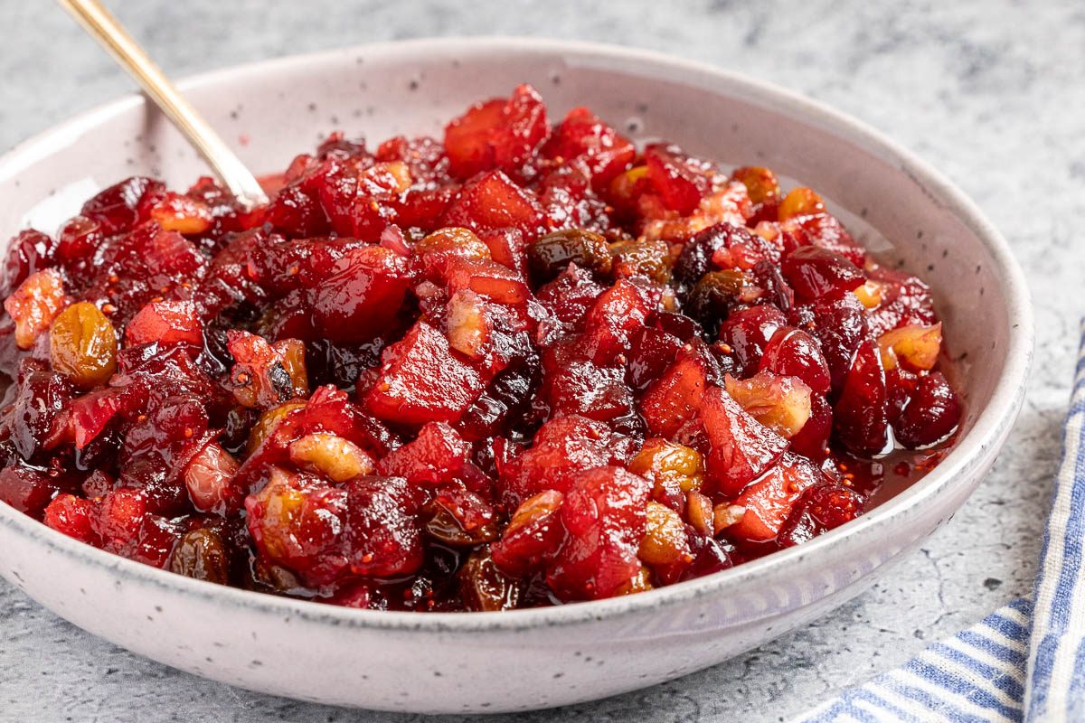Cranberry-Apple Chutney