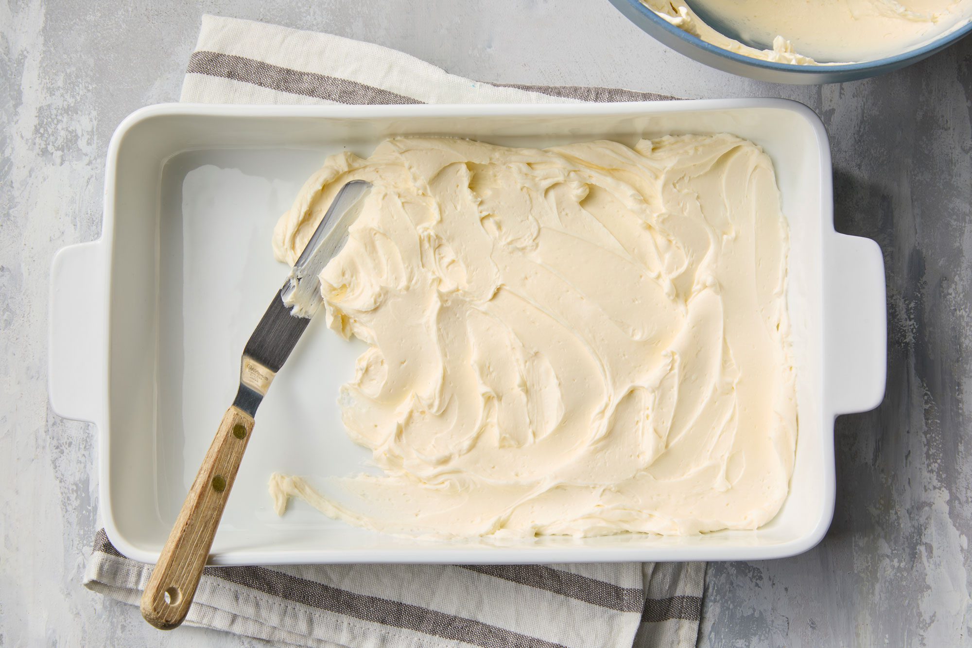 Spread onto a 11x7-in. serving dish