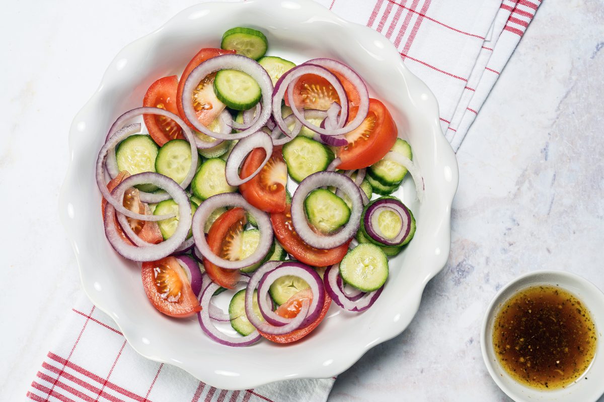 Cucumber Tomato Salad With Italian Dressing Tohd24 17509 Orlycatz 4