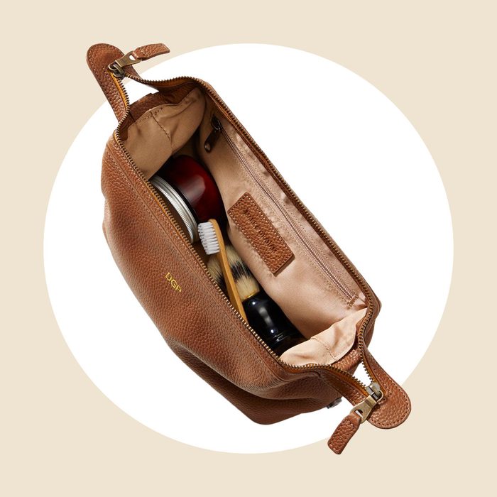 Custom Leather Travel Bag Ecomm Via Markandgraham.com