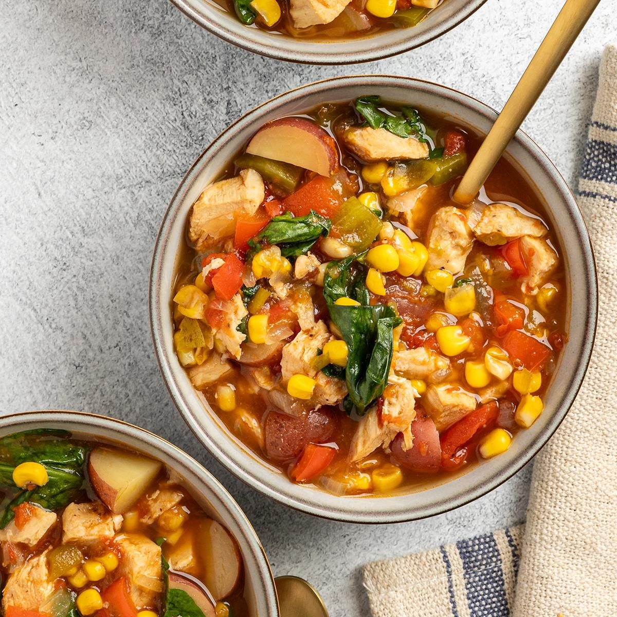 Crockpot Chicken Vegetable Soup